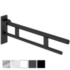HEWI System 900 - 850mm Hinged Support Rail Duo - Design B - Choice of Finish